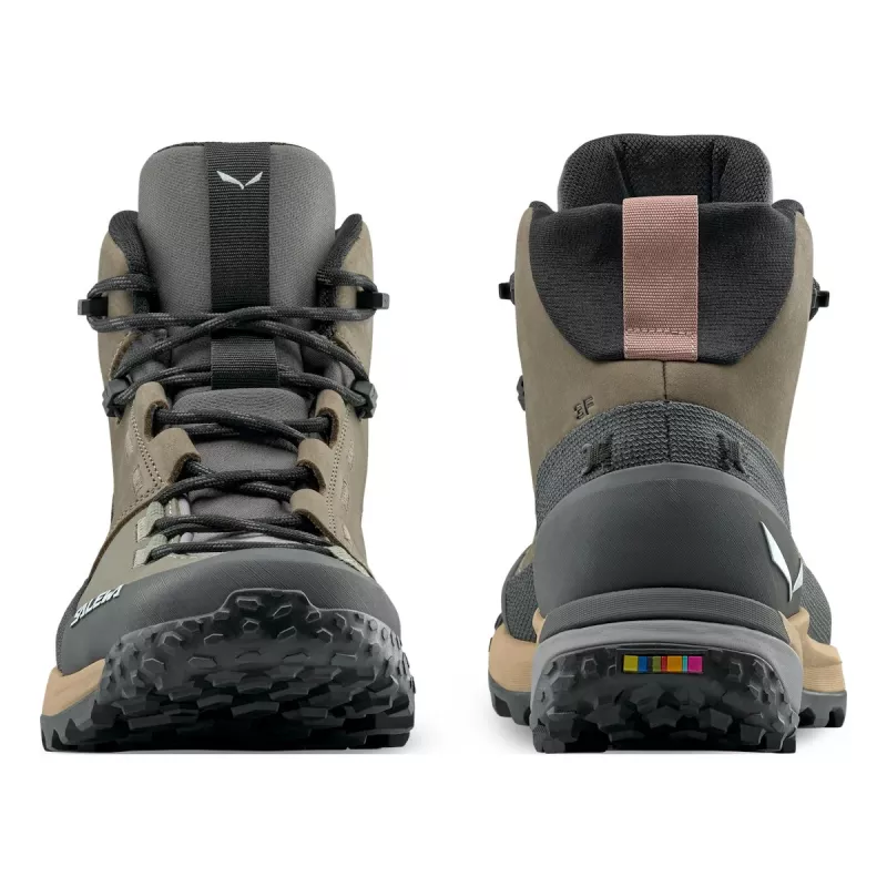 Salewa Puez Leather Mid PTX Women's Hiking Boots - Bungee Cord/Onyx - UK 6 (EU 39)