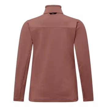 SALEWA Puez Cammino Fleece Desert Pink 38 M Sieviešu rāvējslēdzēja flīsa jaka
