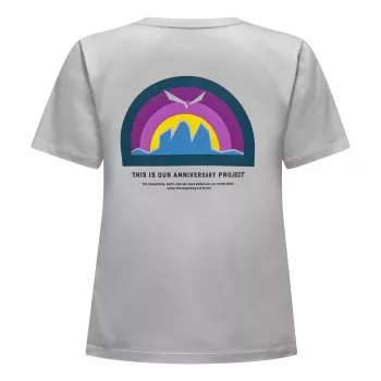 Salewa Eagle Anniversary T-Shirt - Optical White - Size M