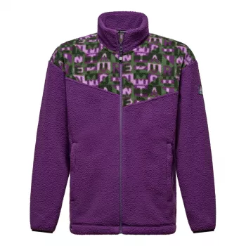 SALEWA Eagle Anniversary Full-Zip Fleece Sweatshirt Women's XS Plum