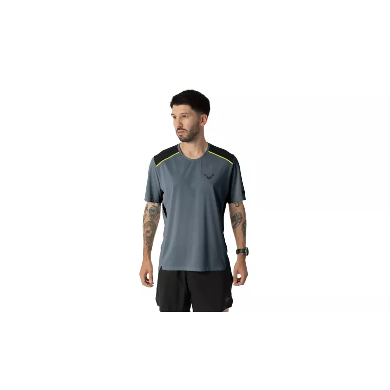 SALEWA Dynafit Sky Shirt Running T-Shirt - Cinder - Size L