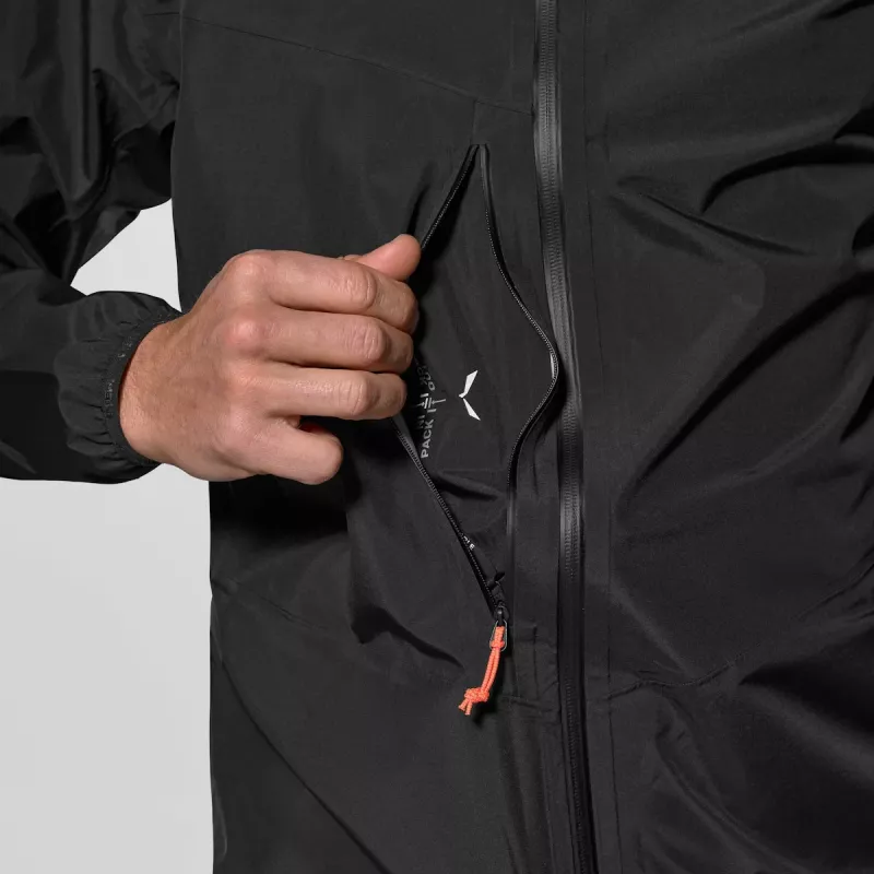 Salewa Agner 3 PTX 3L Jaka - Black Out - Izmērs S