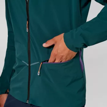Salewa Pedroc Dst Light Jacket Softshell - Pond Blue - Size M