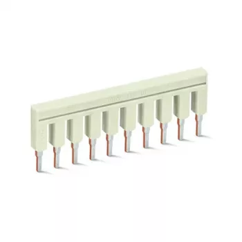 WAGO 2002-410 Caurlaides spailes bloks, CAGE CLAMP, 24 A, 800 V, pelēks