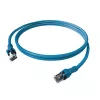 EasyLan saCon DualBoot Patch Cable S/FTP Blue 2,00m Cat.6A - FTP - SFTP