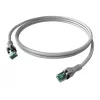 EasyLan saCon DualBoot Patch Cable S/FTP Blue 2,00m Cat.6A - FTP - SFTP