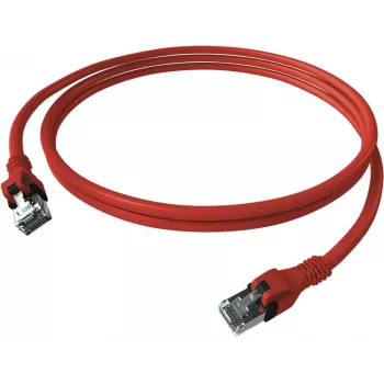 EasyLan saCon DualBoot Patch Cable S/FTP Red 1,0m Cat.6A