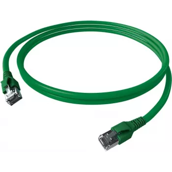 EasyLan FlexBoot Cat.6A S/FTP Patch Cable Green 3,0m