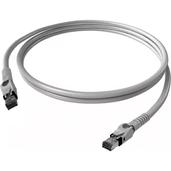 EASYLAN VarioBoot Cat.6A S/FTP Patch Cable Grey 10m