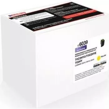Edding EDD-6039 Yellow Compatible Toner Cartridge Replaces Lexmark 70C2HY0