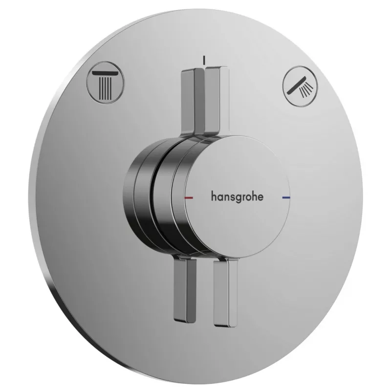 Hansgrohe DuoTurn S ietaisītais maisītājs, 2 funkcijas, hroms
