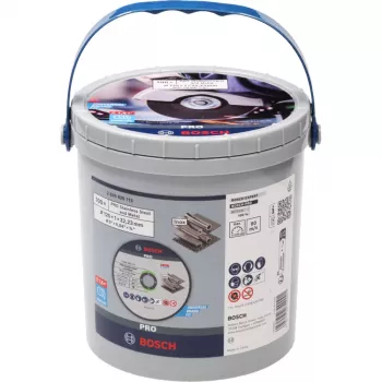 BOSCH POWERTOOLS PRO Nerūsējošā tērauda un metāla griešanas disks, Ø 125 mm, 100 gab. spainī (caurums 22,23 mm, WA 60 T BF)