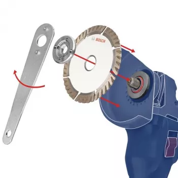 BOSCH griešanas disks nerūsējošajam tēraudam un metālam, Ø 125 mm, 100 gab. spainī (urbums 22,23 mm, A 60 T BF)