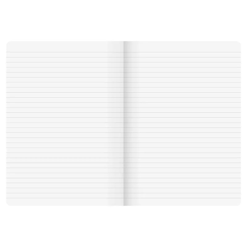 Brunnen FACT!plus Notebook A4 Lined 96 Sheets Black