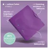 BRUNNEN WAVE Lever Arch File Purple Plastic 7,0 cm DIN A4