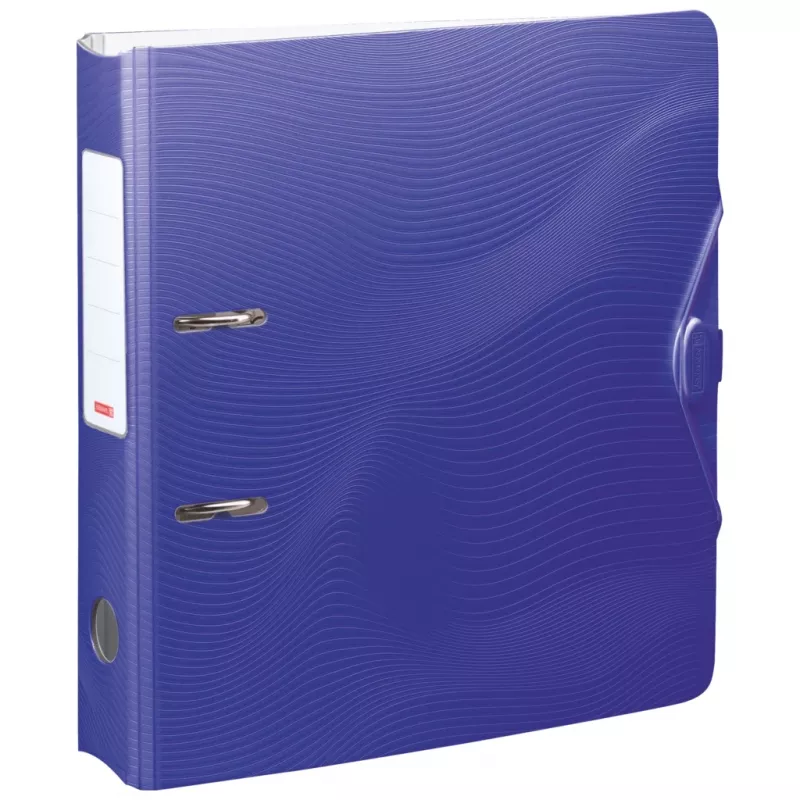 BRUNNEN WAVE Lever Arch File A4 70 mm Blue Plastic