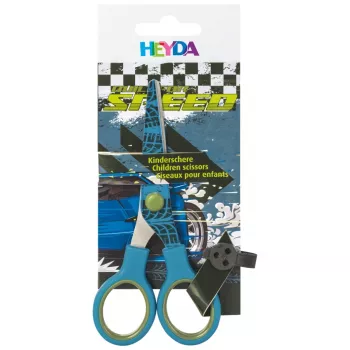 BRUNNEN Fast Wheels Bērnu šķēres Zila/Zaļa 13,0 cm