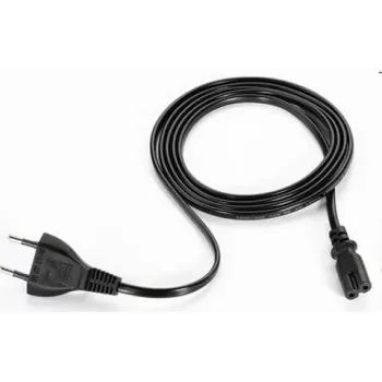 ARTDEV Strāvas vads Europlug – IEC C7 Figure-8 Melns 1,8m