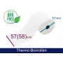 ARTDEV Thermal Roll - 57x58x12 mm, White, 40 m
