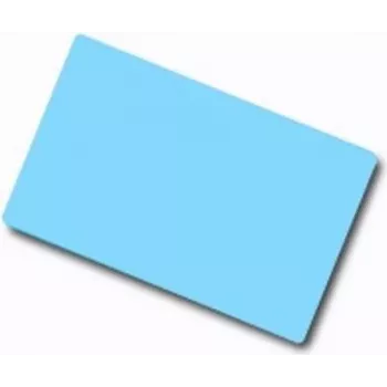 ARTDEV tukša PVC karte - 86 x 54mm 30mil 0.76mm gaiši zila