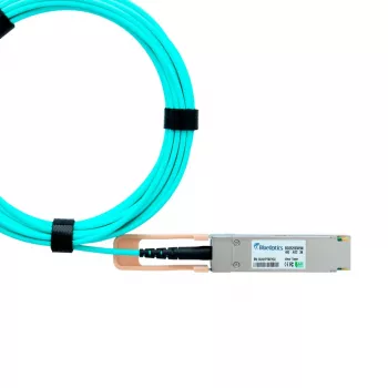 BlueOptics Ruckus 40G-QSFP-QSFP-AOC-1001 Compatible AOC QSFP+ Active Optical Cable 10m (BO252503K10M)