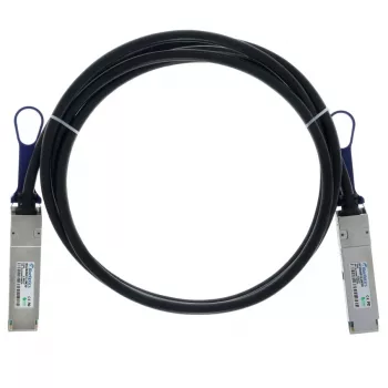 BlueOptics Ruckus 100G-QSFP-QSFP-P-0101 Compatible BlueLAN DAC QSFP28 Cable - 1m