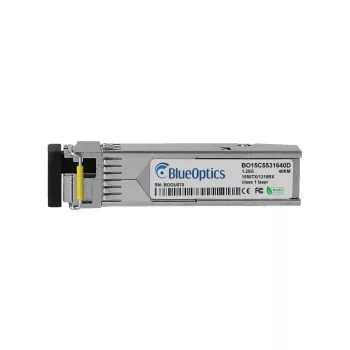BlueOptics BO15C5531640D SFP raidītājs, LC Simplex, 1000BASE-BX, 40 km, saderīgs ar TP-Link SFP-BXD53-40KM