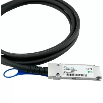BlueOptics Lenovo 00MP520 Compatible BlueLAN DAC QSFP28 SC282801L1M30, 100GBASE-CR4, InfiniBand EDR, 30AWG, 1 Meter (00MP520-BL)