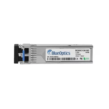 BlueOptics BO05C13610D SFP raidītājs — saderīgs ar Finisar FTLF1319P1BTL, LC Duplex, 1000BASE-LX, vienmoda, 10 km