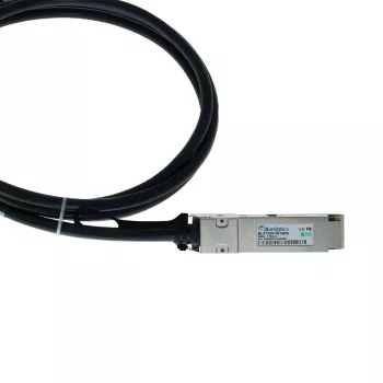 BlueOptics Lenovo 4Z57A11477 saderīgs BlueLAN QSFP56 Breakout Direct Attach kabelis (DAC) - pasīvs 200G uz 2x100G Twinaxial Copper, QSFP56 uz 2xQSFP56, plauktu un blakus plauktu savienojumiem