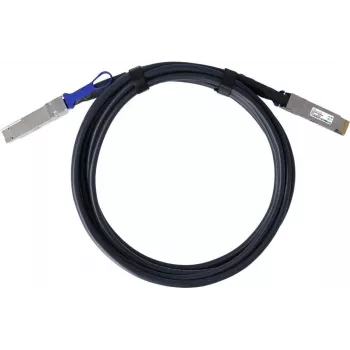 BlueOptics CBL-601 saderīgs BlueLAN DAC QSFP-DD kabelis BL292901X1M26, 1 m, melns
