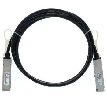 BlueLAN QSFP-40G-2M-CM-BL Compatible H3C QSFP+ Direct Attach Cable, 40GBASE-CR4, 30AWG, 2 Meter