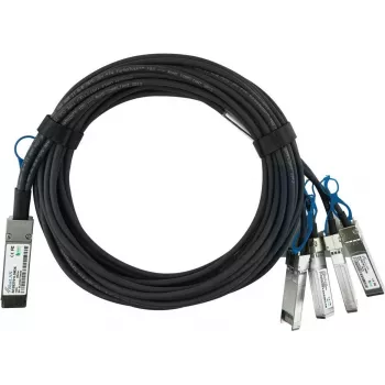BlueOptics Huawei 02311MPB BlueLAN SC282701L5M26 Passive 100GBASE-CR4 QSFP28 to 4x25GBASE-CR SFP28 Direct Attach Breakout Cable, 5 Meter