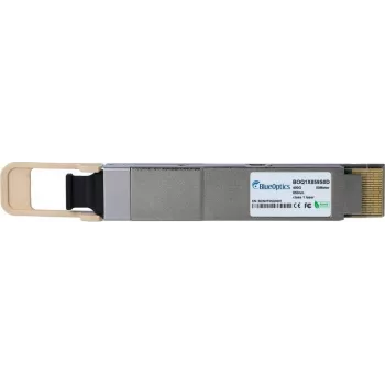 BlueOptics Supermicro TRX-QSFP112-400G-VR4 saderīgs QSFP112 raiduztvērējs, MPO-12/APC, 400GBASE-SR4, daudzmodu šķiedra, 850nm, 50m, 0°C līdz +70°C, DDM