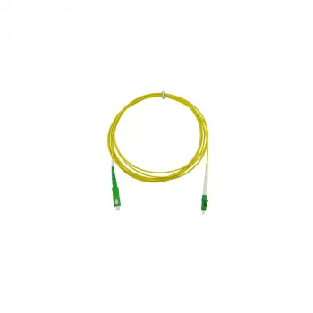 BlueOptics Simplex Fibre Optic Patch Cable LC/APC-SC/APC Single Mode OS2 7,5m Yellow