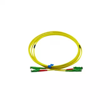 BlueOptics Duplex Fiber Optic Patch Cable E2000-APC to E2000-APC Singlemode 7,5m