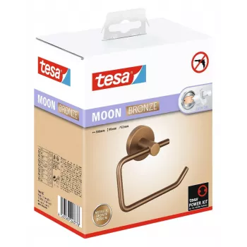Tesa MOON BRONZE pašlīmējošais tualetes papīra turētājs, metāls
