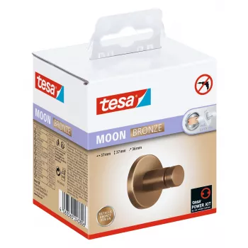 TESA MOON BRONZE Towel Hook Adhesive Metal 6 kg