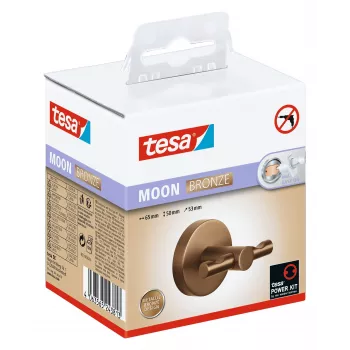 tesa MOON Bronze halāta āķis, pašlīmējošs, PVD pārklāts metāls (40604-00000-00)