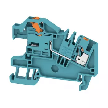 Weidmüller AITB 2.5 BB NDT BL Neitrālā vada atslēdzamais spailes bloks, zils, 2,5 mm², skrūvju savienojums