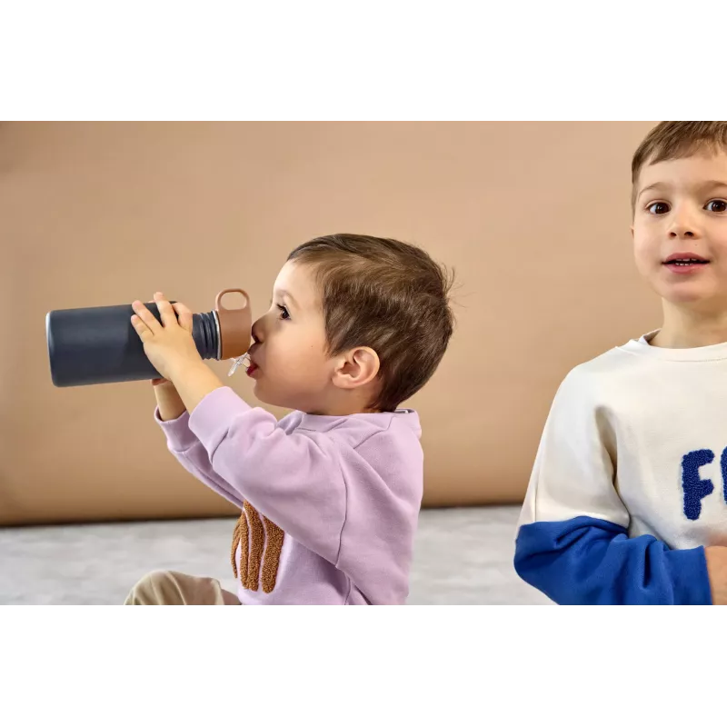 Lassig Little Gang Smile 500 ml Drinking Bottle Navy