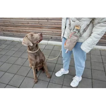 PALOPA 2-in-1 pudeles turētājs un kārumu soma Boudi Taupe