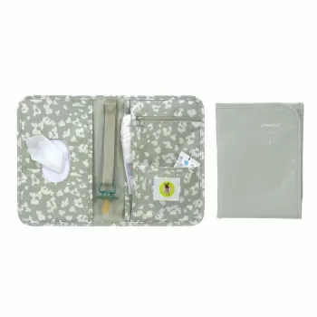 Lässig Green Label pārtīšanas somiņa, Leo, 18 x 2,5 x 25,5 cm, ar ūdeni atgrūdošu pārtīšanas paliktni, pārstrādāts poliesters, Light Khaki