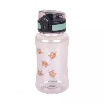 Lassig Tiny Team Tritan Drinking Bottle 420ml Kitten