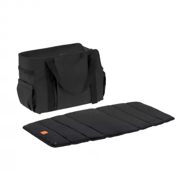 PALOPA Weda Pet Carrier for Dogs up to 10 kg, Black