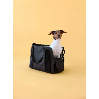 PALOPA Weda Pet Carrier for Dogs up to 10 kg, Black