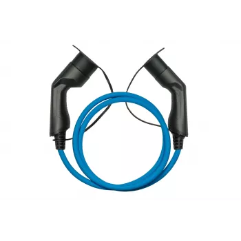 kabelmeister® EV Charging Cable Mode 3, Type 2 Plug to Socket, 3-Phase, 16 A, 11 kW, Blue, 5 m