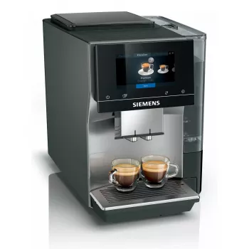 Siemens EQ.700 TP715D01 pilnībā automātiskā kafijas automāts 2.4L titāna pelēks