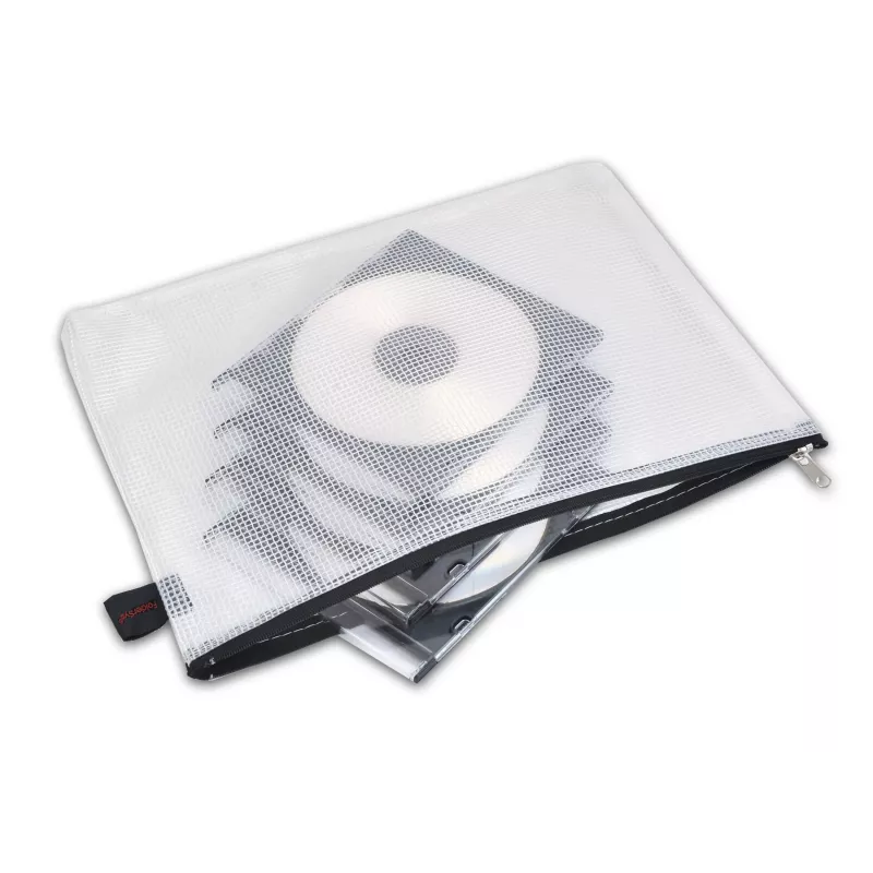 Foldersys B5 Zipper Pouch Transparent