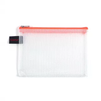 FolderSys A6 Rāvējslēdzēja Somiņa Caurspīdīga PVC 0,2 mm